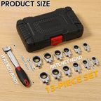 Flex Head Ratchet Wrench Set 8–19mm | Chrome Vanadium 11/12pc Ratchet Wrench Set Richie's
