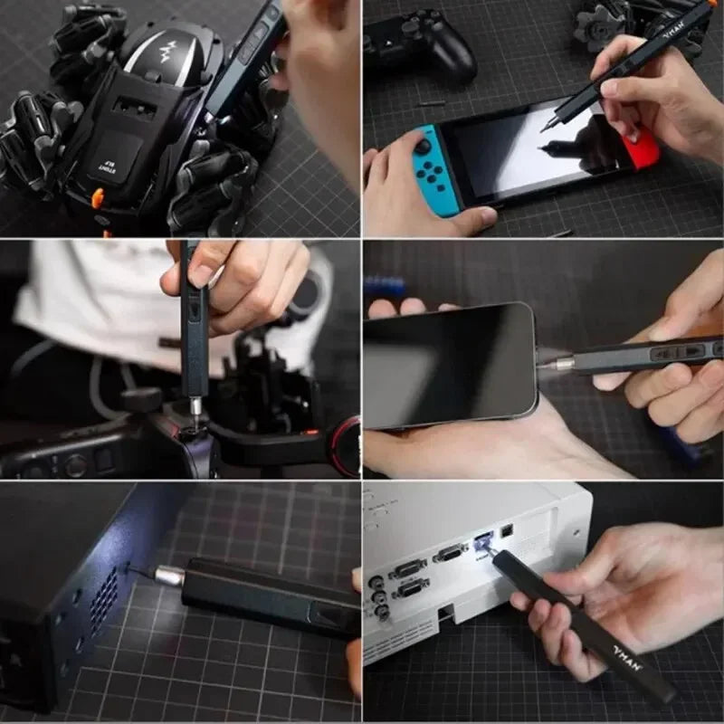 Rechargeable Cordless Electric Screwdriver Set 12-in-1 50-in-1 Electric Screwdriver Set Richie's