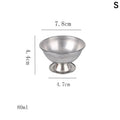 Stainless Steel Ice Cream Cups & Dessert Bowls | S, M, L Dessert Bowl Set Richie's S