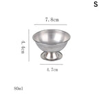 Stainless Steel Ice Cream Cups & Dessert Bowls | S, M, L Dessert Bowl Set Richie's S