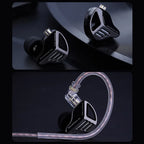 KZ ZVX Pro Wired IEM Earphones HiFi Dual Driver Bass Gaming Wired IEM Earphones Richie's