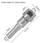 Router Bit Extension Rod Collet – 6–12.7mm Engraving Milling Router Bit Extension Richie's 12 to 12mm