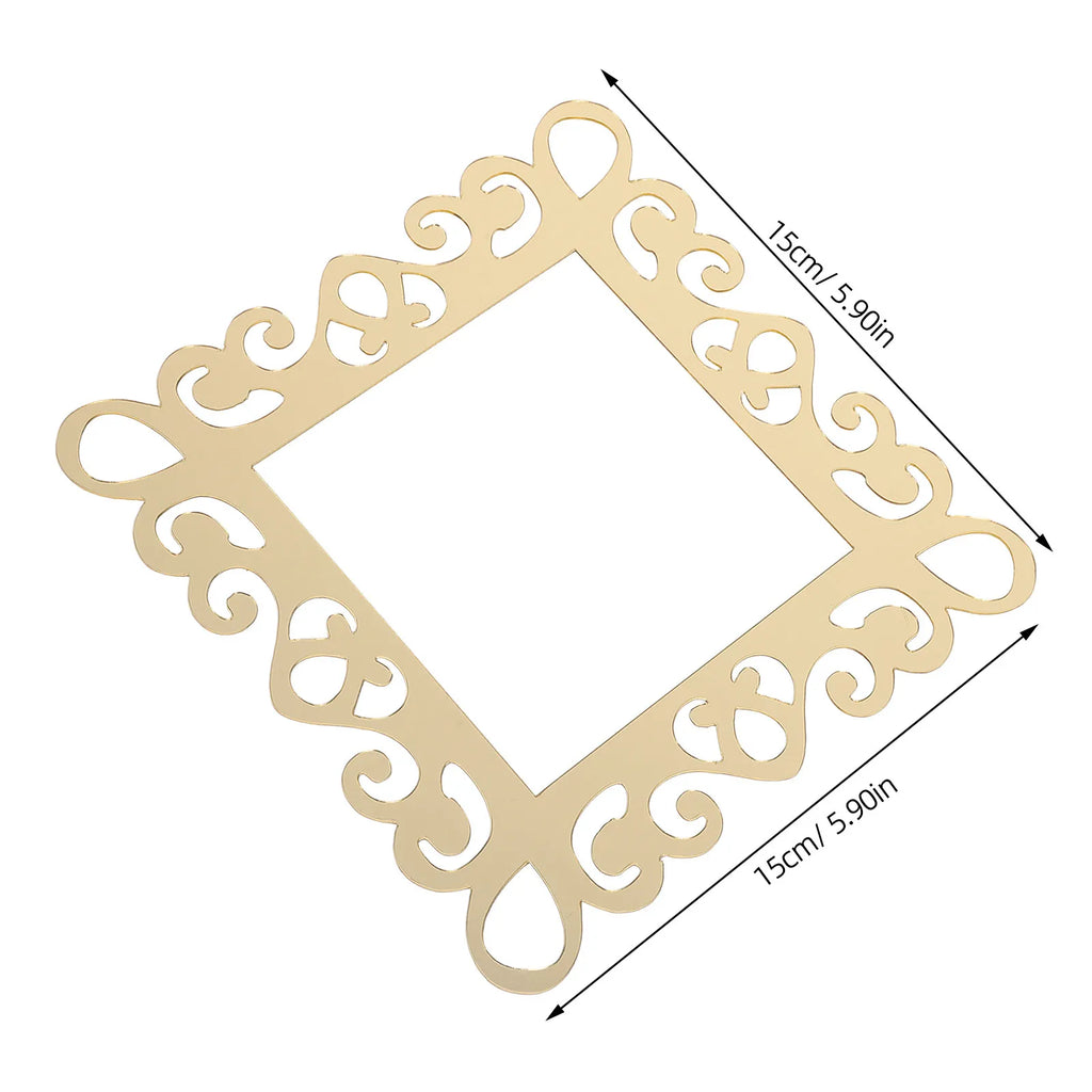 4Pcs Floral Mirror Acrylic Switch Stickers – Outlet Plate Covers Decorative Switch Cover Richie's
