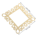 4Pcs Floral Mirror Acrylic Switch Stickers – Outlet Plate Covers Decorative Switch Cover Richie's