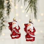 2PCS Christmas Ornament Balls – Santa, Owl & Camera Baubles Christmas Ornament Balls Richie's