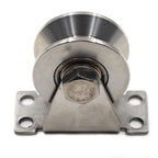304 Stainless Steel 2" U-Groove Sliding Gate Roller Wheel Bearings Gate Roller Wheel Richie's