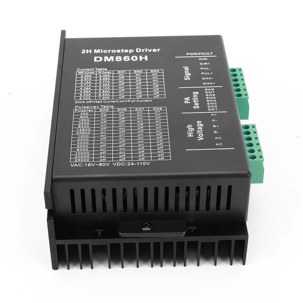 DM860H DM860 2-Phase Stepper Motor Driver 7.2A NEMA34 Stepper Motor Driver Richie's