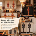 Halloween Printed Bow Decoration with Long Hanging Tails Halloween Bow Decoration Richie's