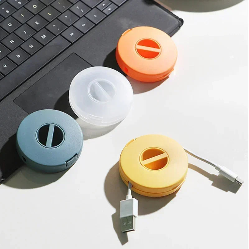 Portable Retractable Cable Winder & Wire Organizer Box Cable Organizer Richie's