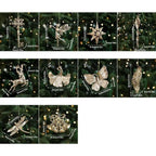 Gold Angel & Snowflake Christmas Tree Hanging Ornaments Christmas Ornaments Richie's
