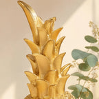 Gold Resin Pineapple Figurine – Large 9" Decorative Sculpture Decorative Figurine Richie's