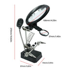10X Magnifying Soldering Station – 5 LED Lights & 2 Clamps Soldering Magnifier Station Richie's