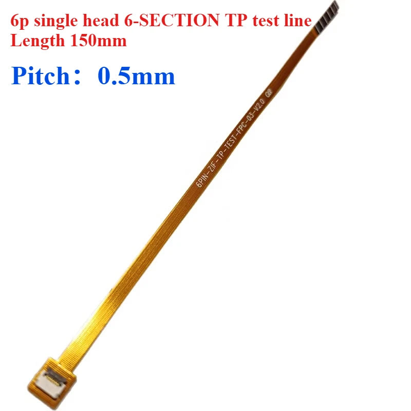 BTB ZIF Test Cable 0.3/0.5mm Pitch 13–45 Pin Extension Adapter ZIF Test Cable Adapter Richie's 6P 0.5 150mm
