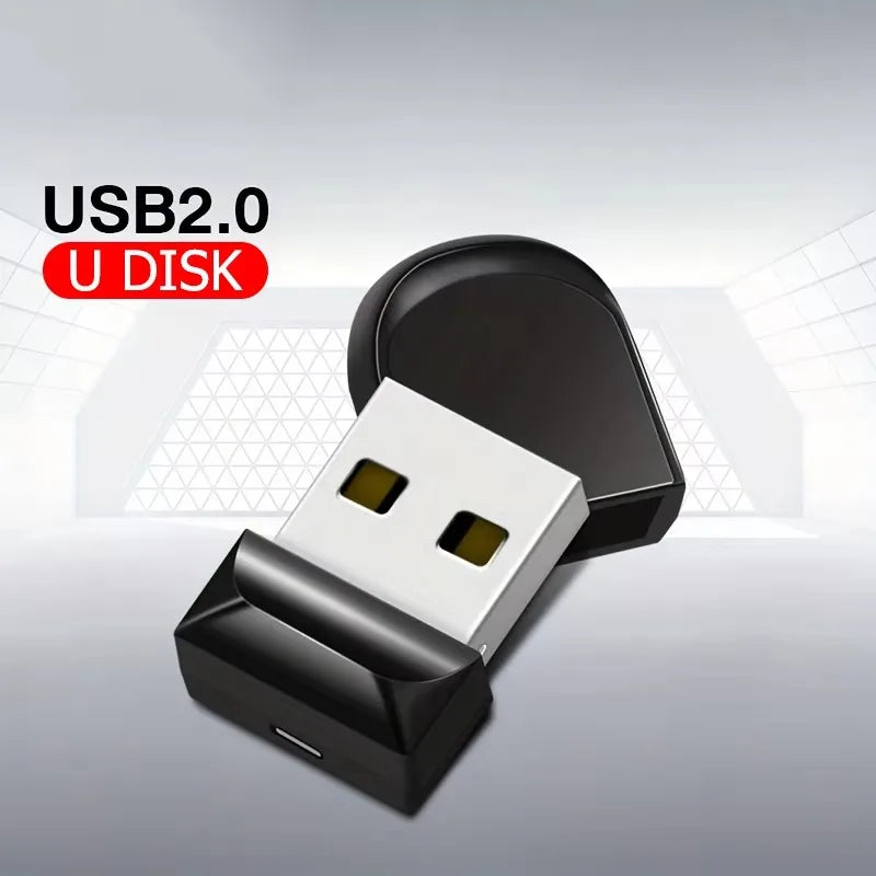 FUCHU USB 2.0 Flash Drive 4GB–128GB Metal Pen Drive USB Flash Drive Richie's