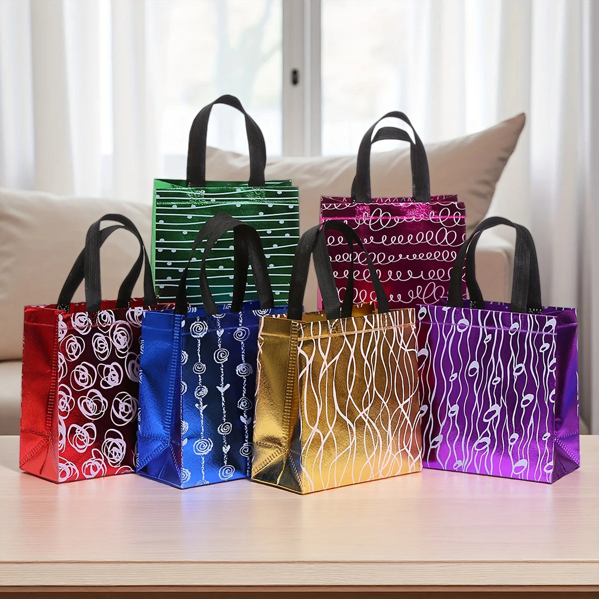 24pcs Non-Woven Laser Handle Party Gift Bags | Set of 24 Party Gift Bags Richie's