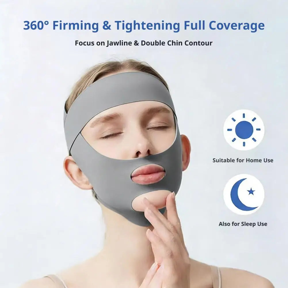V Line Face Shaper Lifting Strap – Jawline & Chin Firming Band Facial Shaping Strap Richie's