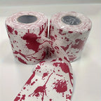 Halloween Blood Splatter Toilet Paper – Spooky Party Prop Roll Novelty Toilet Paper Richie's