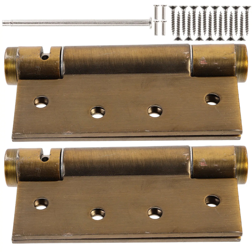 2Pcs Heavy Duty Self Closing Door Hinges – Adjustable Spring Self Closing Hinges Richie's