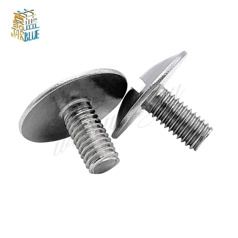 304 Stainless Steel Slotted Truss Round Head Screws M2–M6 GB947 Machine Screws Richie's 2pcs M6 14mm