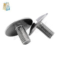 304 Stainless Steel Slotted Truss Round Head Screws M2–M6 GB947 Machine Screws Richie's 2pcs M6 14mm