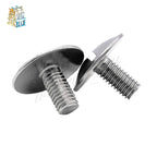 304 Stainless Steel Slotted Truss Round Head Screws M2–M6 GB947 Machine Screws Richie's 2pcs M6 14mm