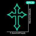 2Pcs Reflective Cross Stickers – Waterproof Night Visibility Decals Reflective Decal Stickers Richie's A2