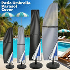 APWIKOGER Patio Umbrella Cover Waterproof Anti-UV with Zipper Patio Umbrella Cover Richie's