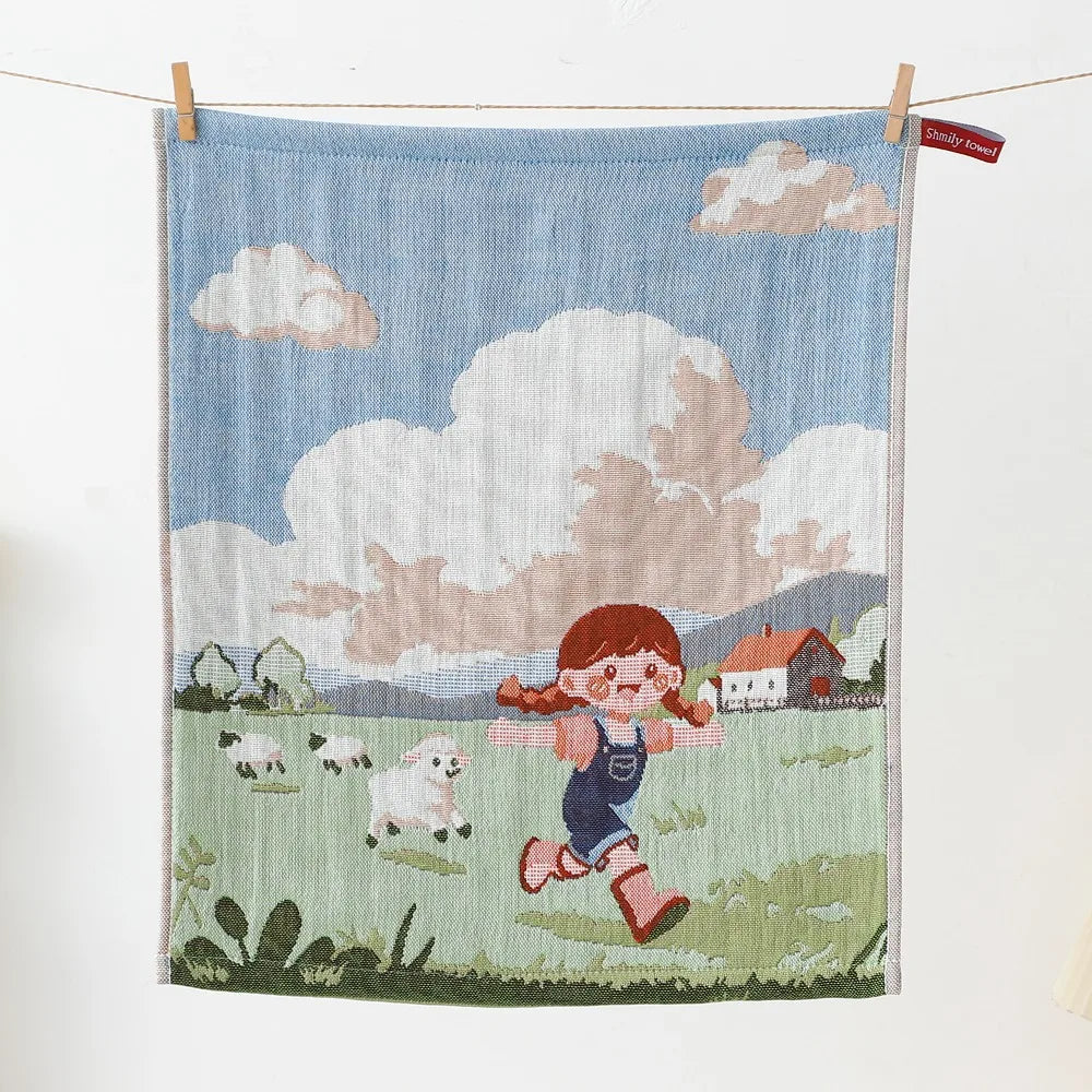Large 4-Layer Cotton Gauze Hand Towel 34x40cm – Quick Dry Cotton Hand Towel Richie's 3