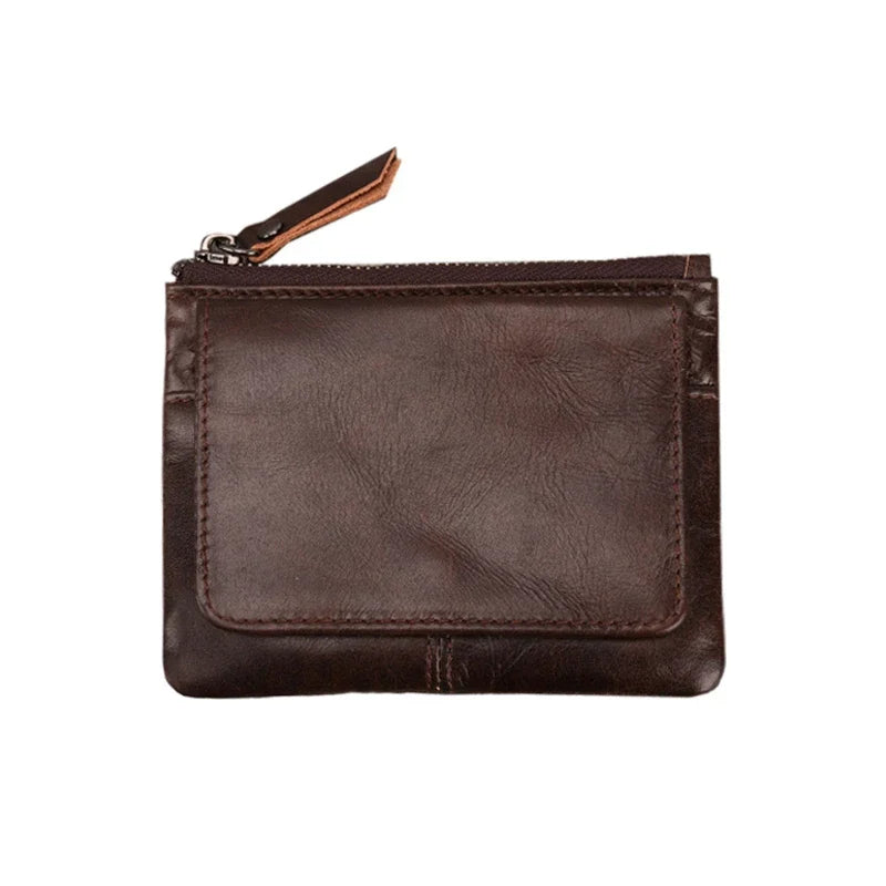 Genuine Leather Women's Card Holder Money Clip Wallet Leather Wallet Richie's Coffee
