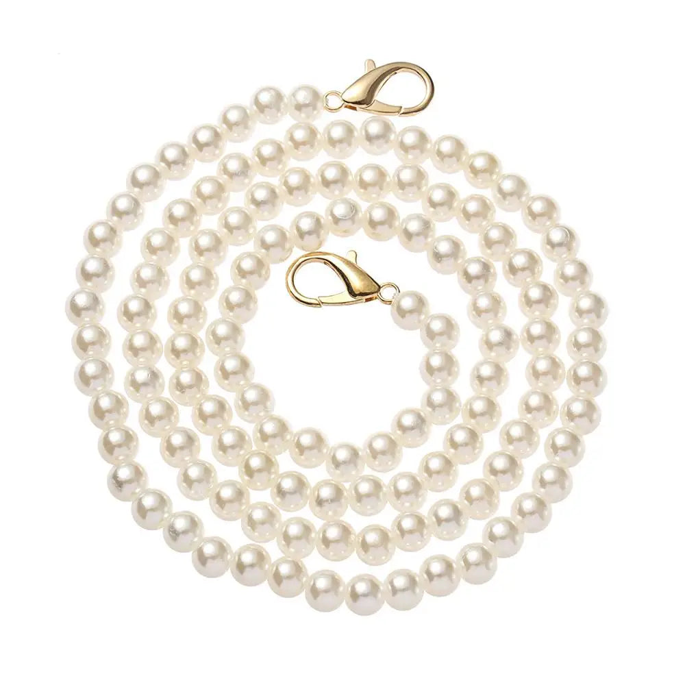 Pearl Bag Strap Beaded Handbag Chain – 14 Sizes DIY Replacement Bag Strap Accessory Richie's Laser Bright