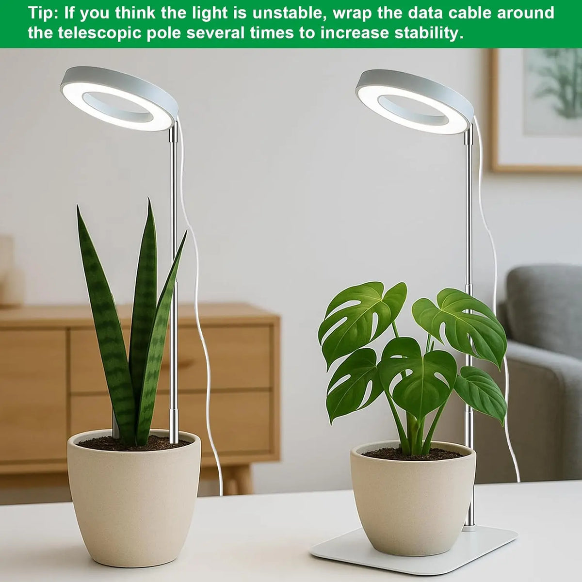 USB Full Spectrum LED Grow Light Bulb – Timer & Dimmable 5V LED Grow Light Richie's