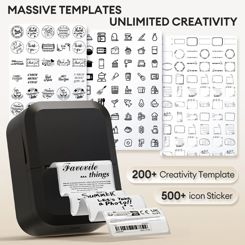 Marklife X2 Mini Bluetooth Thermal Label Printer – Inkless Thermal Label Printer Richie's