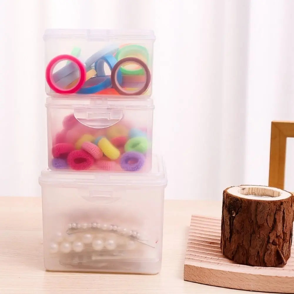 Clear Plastic Storage Box with Lid – Stackable Organizer Plastic Storage Box Richie's