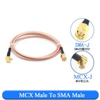 RF Coax Extension Cable BNC SMA MMCX SMB RG316 Adapter Coaxial RF Cable Richie's MCX-JW To SMA-J 50CM 1PCS