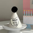Hand-Drawn Graffiti Birthday Hat – Non-Woven Party Hat Birthday Party Hat Richie's White-3