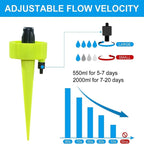 Adjustable Self-Watering Drip Irrigation Spikes | Garden Waterer Drip Irrigation Spikes Richie's