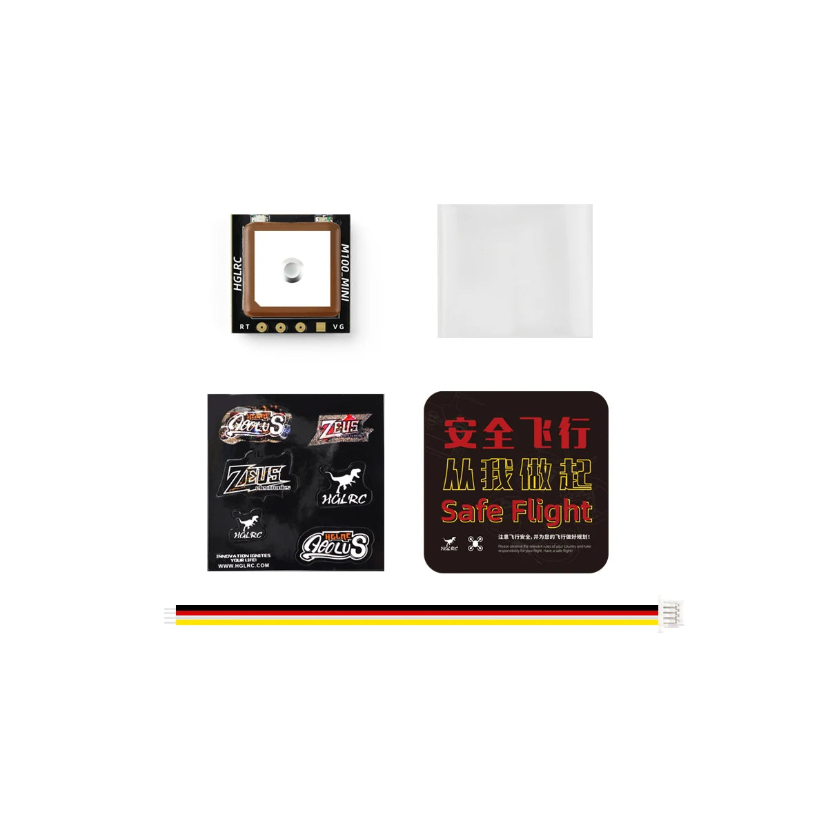 HGLRC M100 Mini GPS Module M10 Chip – FPV Racing Drone Drone GPS Module Richie's