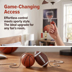 Sports Ball Ceiling Fan Pull Chain Set – 2Pcs Beaded Metal Fan Pull Chain Set Richie's