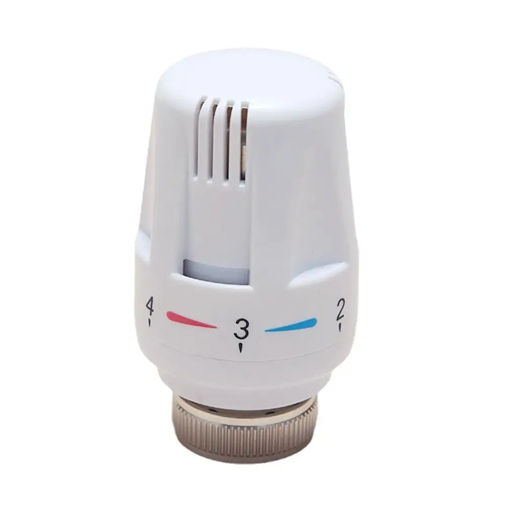 Thermostatic Radiator Valve M30×1.5 Adjustable 6–28°C Thermostatic Radiator Valve Richie's white