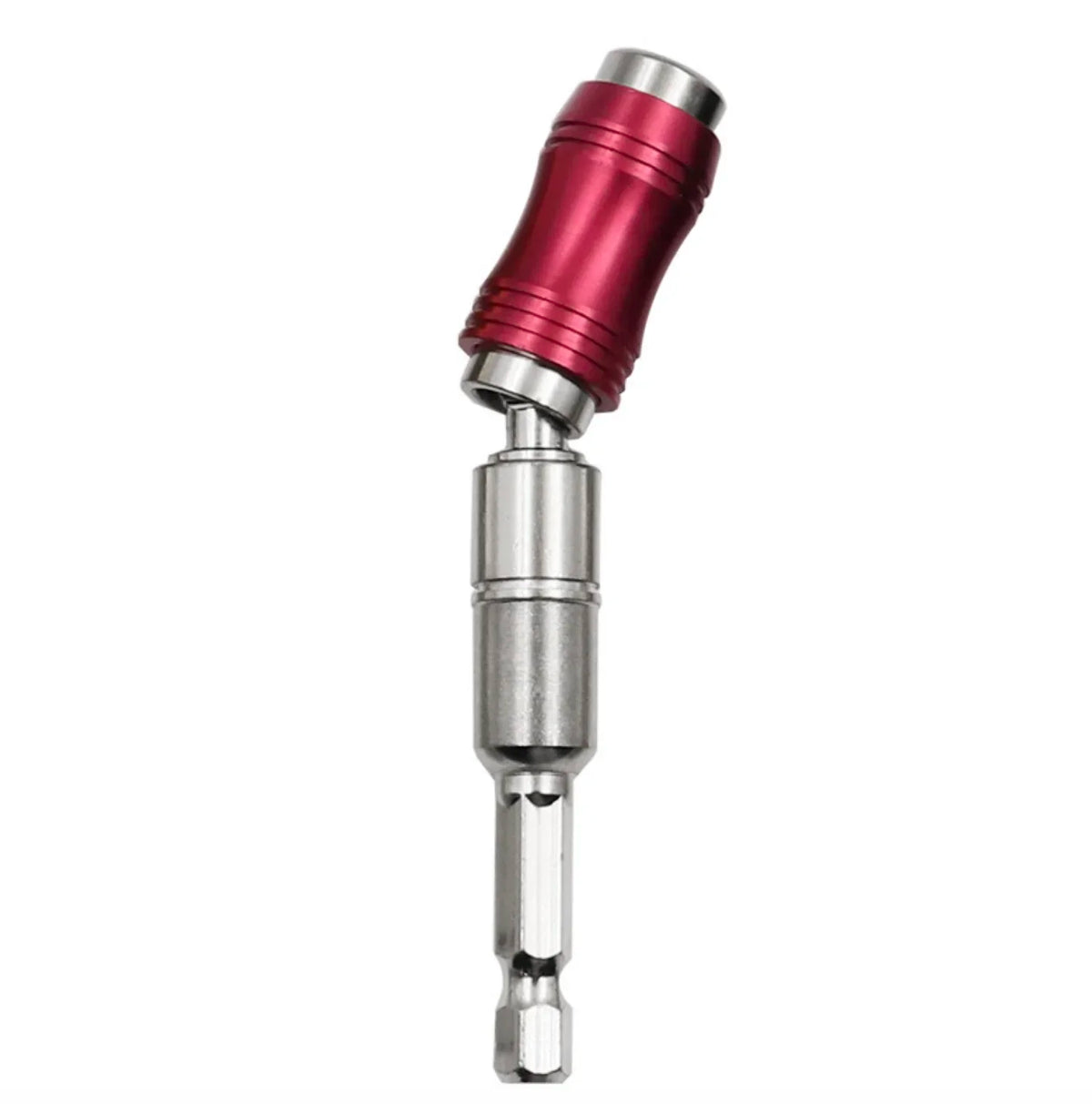 1/4" Hex Quick Release Pivoting Magnetic Screwdriver Bit Holder Screwdriver Bit Holder Richie's Red