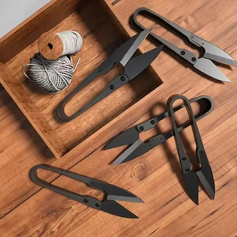 U-Shaped Carbon Steel Thread Scissors for Sewing & Knitting Craft Scissors Richie's