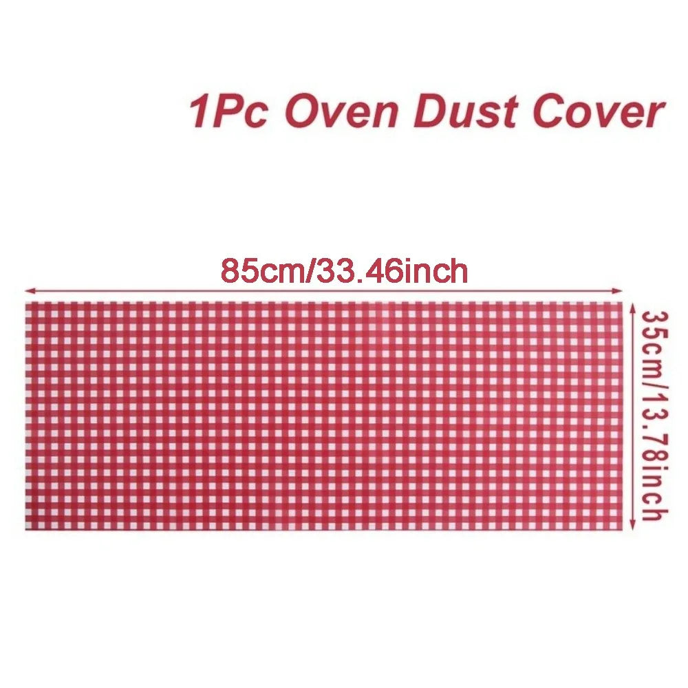 Microwave Oven Dust Cover 85x35cm Oil-Proof Washable Polyester Appliance Dust Cover Richie's 3