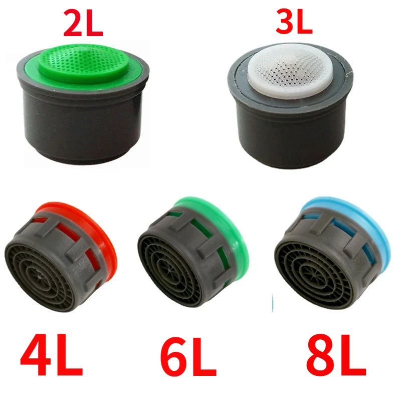 5-Pack Brass Water Saving Faucet Aerator Bubbler Splash Guard Faucet Aerator Richie's Mix 5 Pcs