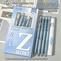 5-Piece Dream Cloud Gel Pen Set – 0.5mm Black Ink & Highlighter Gel Pen Set Richie's black