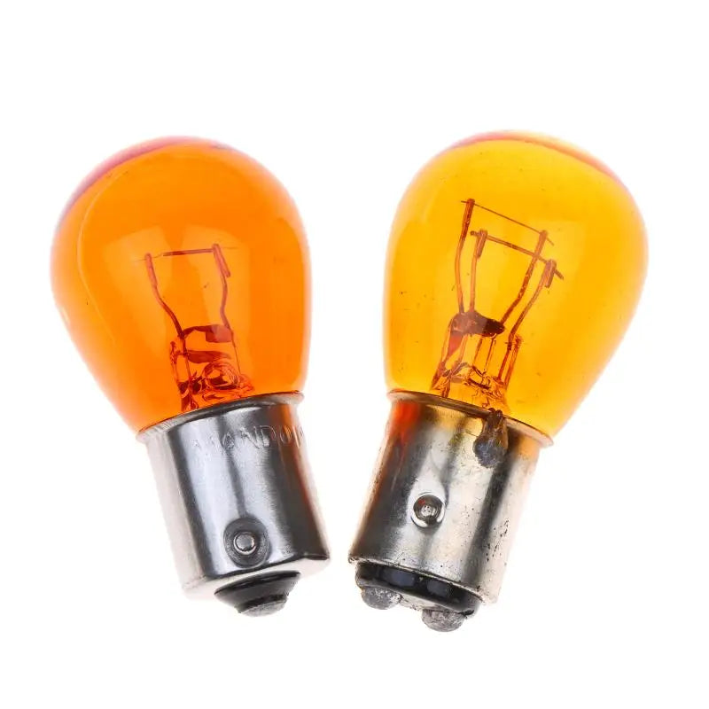 2-Pack Halogen Car Bulbs 1157 1141 12V/24V Amber & Clear Halogen Car Bulbs Richie's