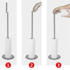 Freestanding Stainless Steel Toilet Paper Holder Stand Toilet Paper Holder Richie's