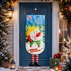 3D Santa Claus Christmas Door Hanging Banner | Holiday Decor Christmas Door Banner Richie's