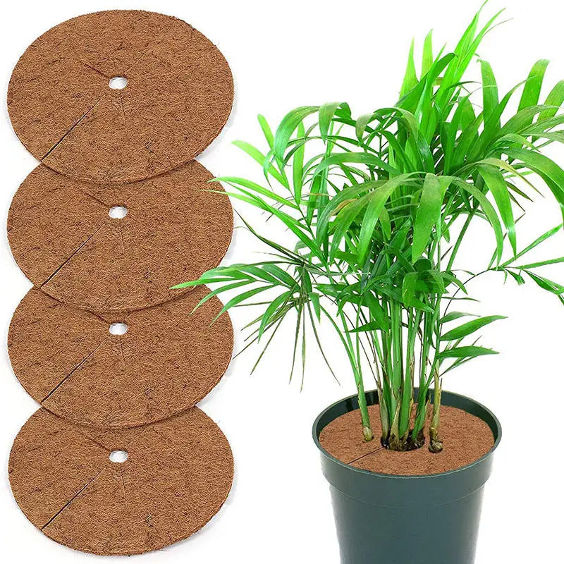 Coconut Coir Mulch Mat Tree Ring Weed Control 3-Pack Garden Mulch Mat Richie's