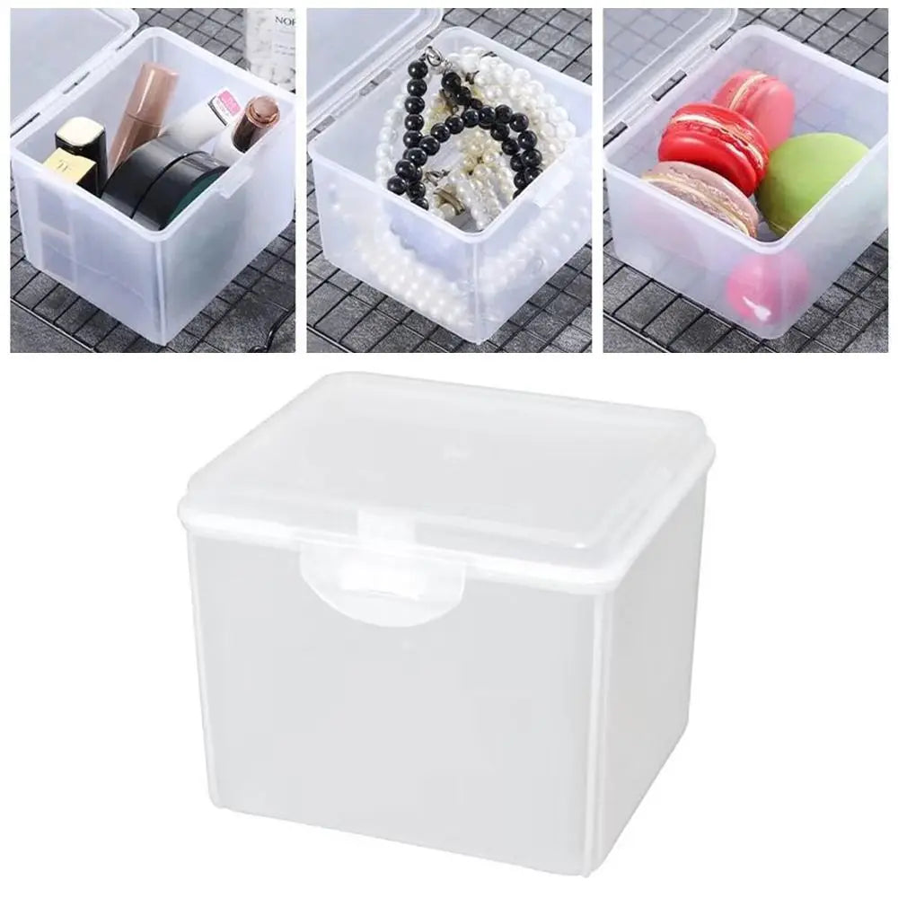 Clear Plastic Storage Box with Lid – Stackable Small Container Storage Container Richie's