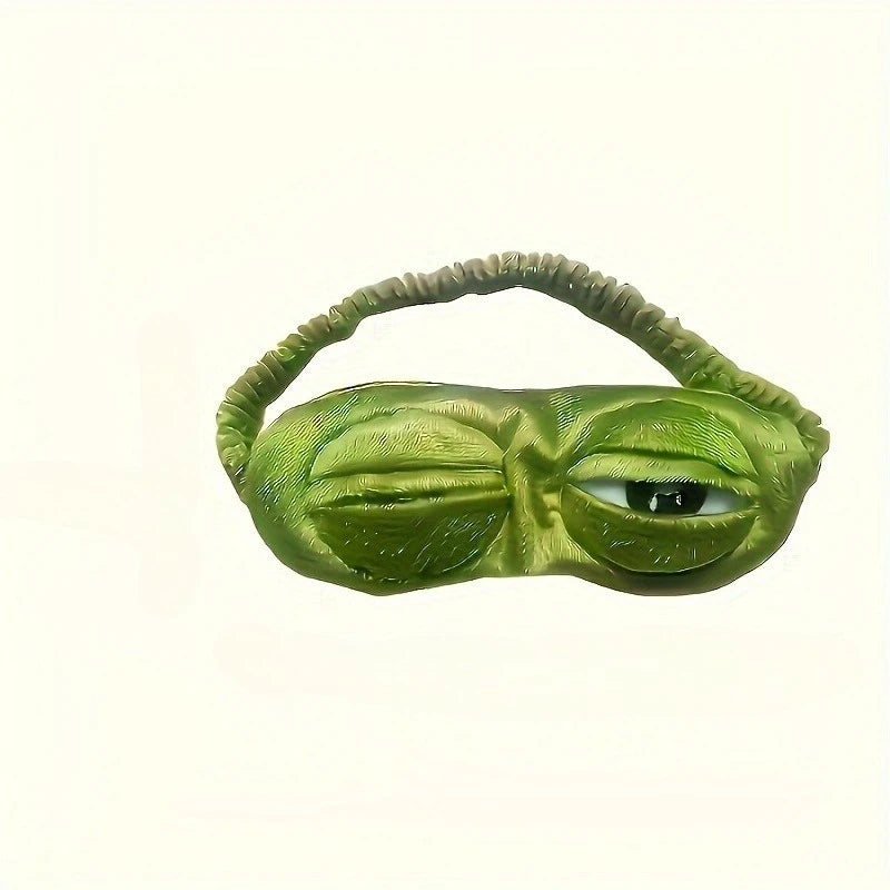 Frog Sleeping Eye Mask – Soft, Cute Travel & Nap Mask Sleep Eye Mask Richie's